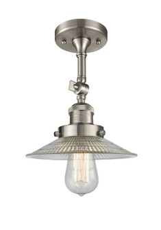 Franklin Restoration LED Semi-Flush Mount in Brushed Satin Nickel (405|201F-SN-G2)