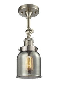 Franklin Restoration One Light Semi-Flush Mount in Brushed Satin Nickel (405|201F-SN-G53)