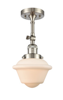 Franklin Restoration One Light Semi-Flush Mount in Brushed Satin Nickel (405|201F-SN-G531)