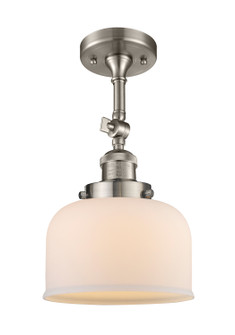 Franklin Restoration One Light Semi-Flush Mount in Brushed Satin Nickel (405|201F-SN-G71)
