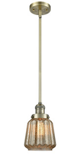 Franklin Restoration LED Mini Pendant in Antique Brass (405|201S-AB-G146-LED)