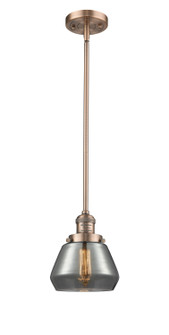 Franklin Restoration One Light Mini Pendant in Antique Copper (405|201S-AC-G173)