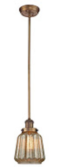 Franklin Restoration One Light Mini Pendant in Brushed Brass (405|201S-BB-G146)