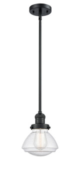Franklin Restoration LED Mini Pendant in Matte Black (405|201S-BK-G324-LED)