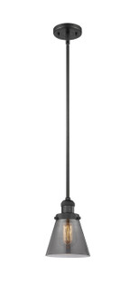 Franklin Restoration One Light Mini Pendant in Matte Black (405|201S-BK-G63)