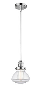 Franklin Restoration LED Mini Pendant in Polished Chrome (405|201S-PC-G322-LED)