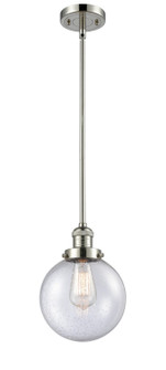Franklin Restoration LED Mini Pendant in Polished Nickel (405|201S-PN-G204-8-LED)