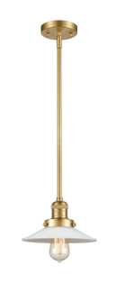 Franklin Restoration One Light Mini Pendant in Satin Gold (405|201S-SG-G1)