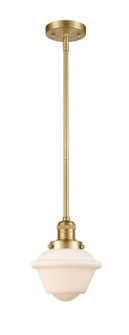 Franklin Restoration One Light Mini Pendant in Satin Gold (405|201S-SG-G531)