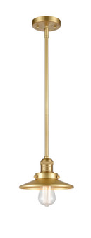 Franklin Restoration One Light Mini Pendant in Satin Gold (405|201S-SG-M4)
