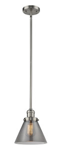 Franklin Restoration One Light Mini Pendant in Brushed Satin Nickel (405|201S-SN-G43)