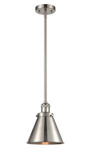Franklin Restoration One Light Mini Pendant in Brushed Satin Nickel (405|201S-SN-M13-SN)
