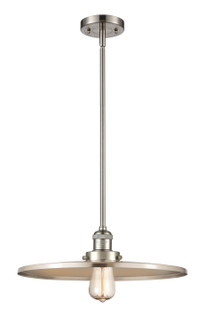 Franklin Restoration One Light Mini Pendant in Brushed Satin Nickel (405|201S-SN-MFR-SN-16)