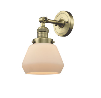 Franklin Restoration One Light Wall Sconce in Antique Brass (405|203-AB-G171)