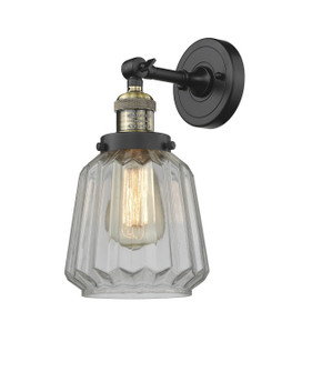 Franklin Restoration LED Wall Sconce in Black Antique Brass (405|203-BAB-G142-LED)