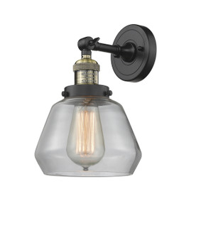 Franklin Restoration One Light Wall Sconce in Black Antique Brass (405|203-BAB-G172)