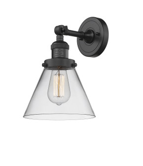 Franklin Restoration One Light Wall Sconce in Matte Black (405|203-BK-G42)