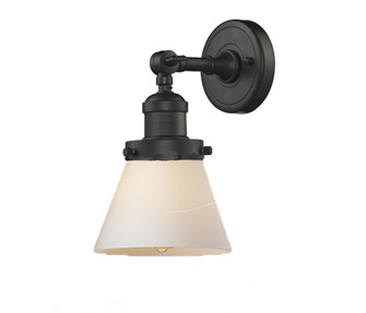 Franklin Restoration One Light Wall Sconce in Oil Rubbed Bronze (405|203-OB-G61)