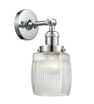 Franklin Restoration One Light Wall Sconce in Polished Chrome (405|203-PC-G302)