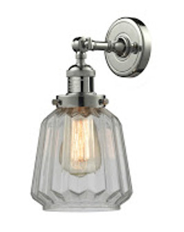 Franklin Restoration One Light Wall Sconce in Polished Nickel (405|203-PN-G142)