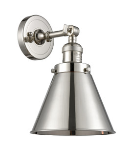 Franklin Restoration One Light Wall Sconce in Polished Nickel (405|203-PN-M13-PN)