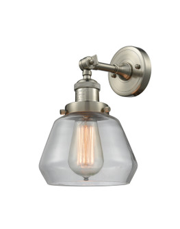 Franklin Restoration One Light Wall Sconce in Brushed Satin Nickel (405|203-SN-G172)