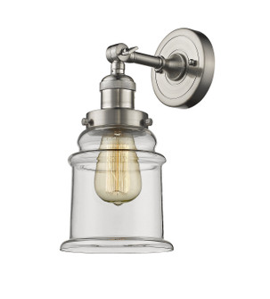 Franklin Restoration One Light Wall Sconce in Brushed Satin Nickel (405|203-SN-G182)