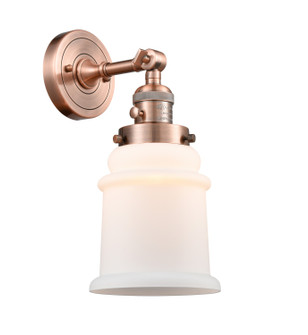 Franklin Restoration LED Wall Sconce in Antique Copper (405|203SW-AC-G181-LED)