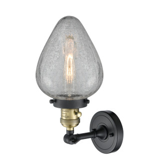 Franklin Restoration One Light Wall Sconce in Black Antique Brass (405|203SW-BAB-G165)