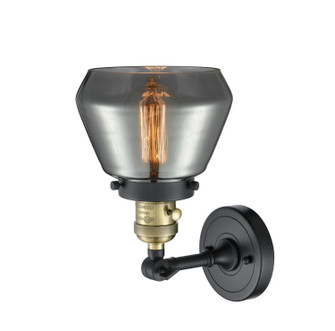Franklin Restoration One Light Wall Sconce in Black Antique Brass (405|203SW-BAB-G173)