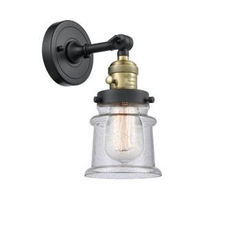 Franklin Restoration One Light Wall Sconce in Black Antique Brass (405|203SW-BAB-G184S)
