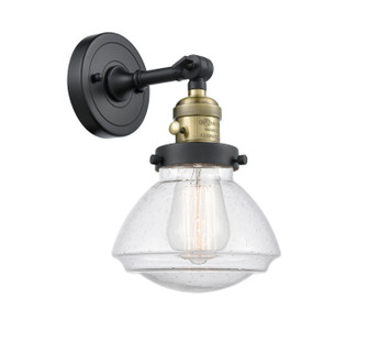 Franklin Restoration One Light Wall Sconce in Black Antique Brass (405|203SW-BAB-G324)