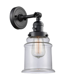 Franklin Restoration LED Wall Sconce in Matte Black (405|203SW-BK-G182-LED)