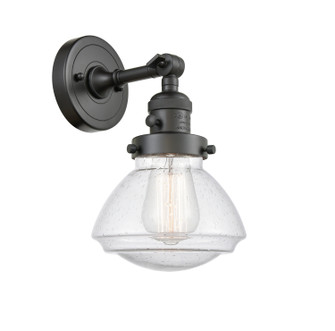 Franklin Restoration One Light Wall Sconce in Oil Rubbed Bronze (405|203SW-OB-G324)