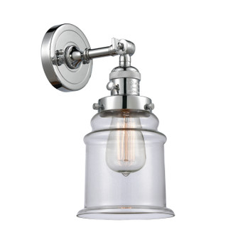 Franklin Restoration One Light Wall Sconce in Polished Chrome (405|203SW-PC-G182)