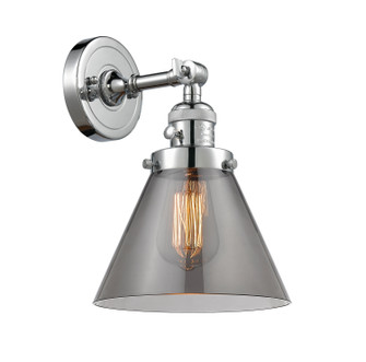 Franklin Restoration One Light Wall Sconce in Polished Chrome (405|203SW-PC-G43)