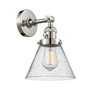 Franklin Restoration LED Wall Sconce in Polished Nickel (405|203SW-PN-G44-LED)