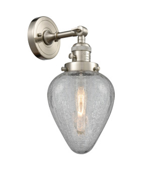 Franklin Restoration One Light Wall Sconce in Brushed Satin Nickel (405|203SW-SN-G165)