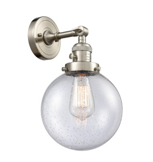 Franklin Restoration LED Wall Sconce in Brushed Satin Nickel (405|203SW-SN-G204-8-LED)