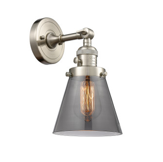 Franklin Restoration One Light Wall Sconce in Brushed Satin Nickel (405|203SW-SN-G63)