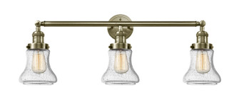 Franklin Restoration Three Light Bath Vanity in Antique Brass (405|205-AB-G194)