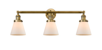 Franklin Restoration Three Light Bath Vanity in Brushed Brass (405|205-BB-G61)