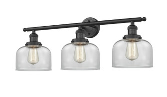 Franklin Restoration Three Light Bath Vanity in Matte Black (405|205-BK-G72)