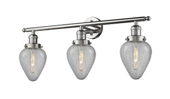 Franklin Restoration Three Light Bath Vanity in Polished Nickel (405|205-PN-G165)