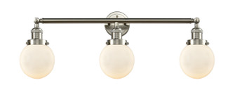 Franklin Restoration LED Bath Vanity in Brushed Satin Nickel (405|205-SN-G201-6-LED)