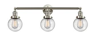 Franklin Restoration LED Bath Vanity in Brushed Satin Nickel (405|205-SN-G204-6-LED)