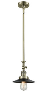 Franklin Restoration One Light Mini Pendant in Antique Brass (405|206-AB-M6)