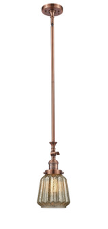 Franklin Restoration LED Mini Pendant in Antique Copper (405|206-AC-G146-LED)