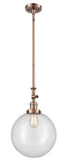 Franklin Restoration LED Mini Pendant in Antique Copper (405|206-AC-G202-12-LED)