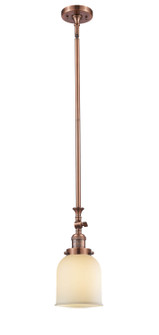 Franklin Restoration One Light Mini Pendant in Antique Copper (405|206-AC-G51)